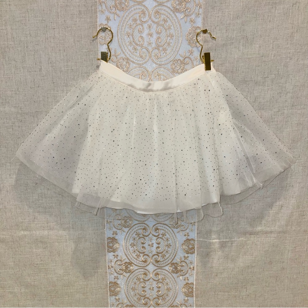 IVORY SPARKLE TUTU SKIRT